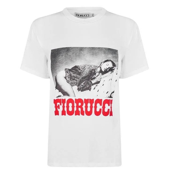 Fiorucci White Black Graphic Tee - Picture 2 of 9